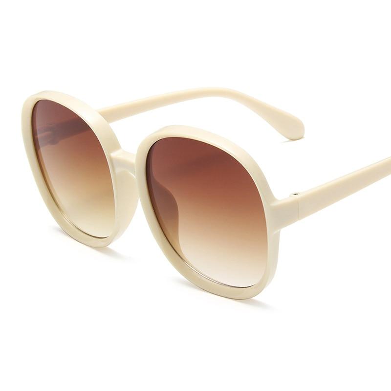 Round Sunglasses Woman Oversized Gradient Fashion Sunglasses Jollyhola