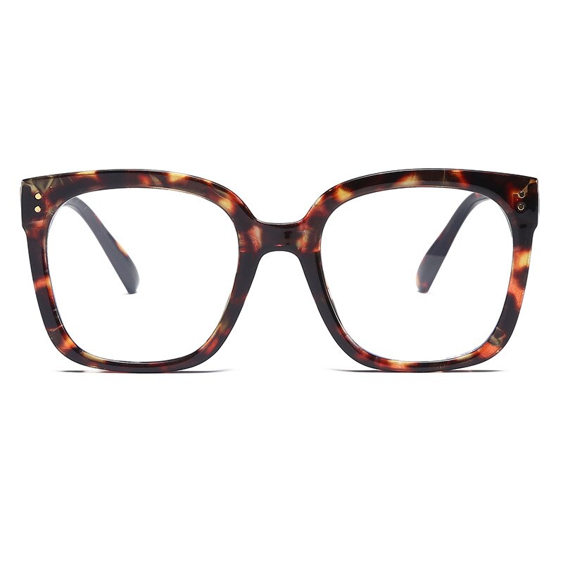 Oversized Square Eyeglasses Frames For Women Men Anti Blue Light Glass Jollyhola